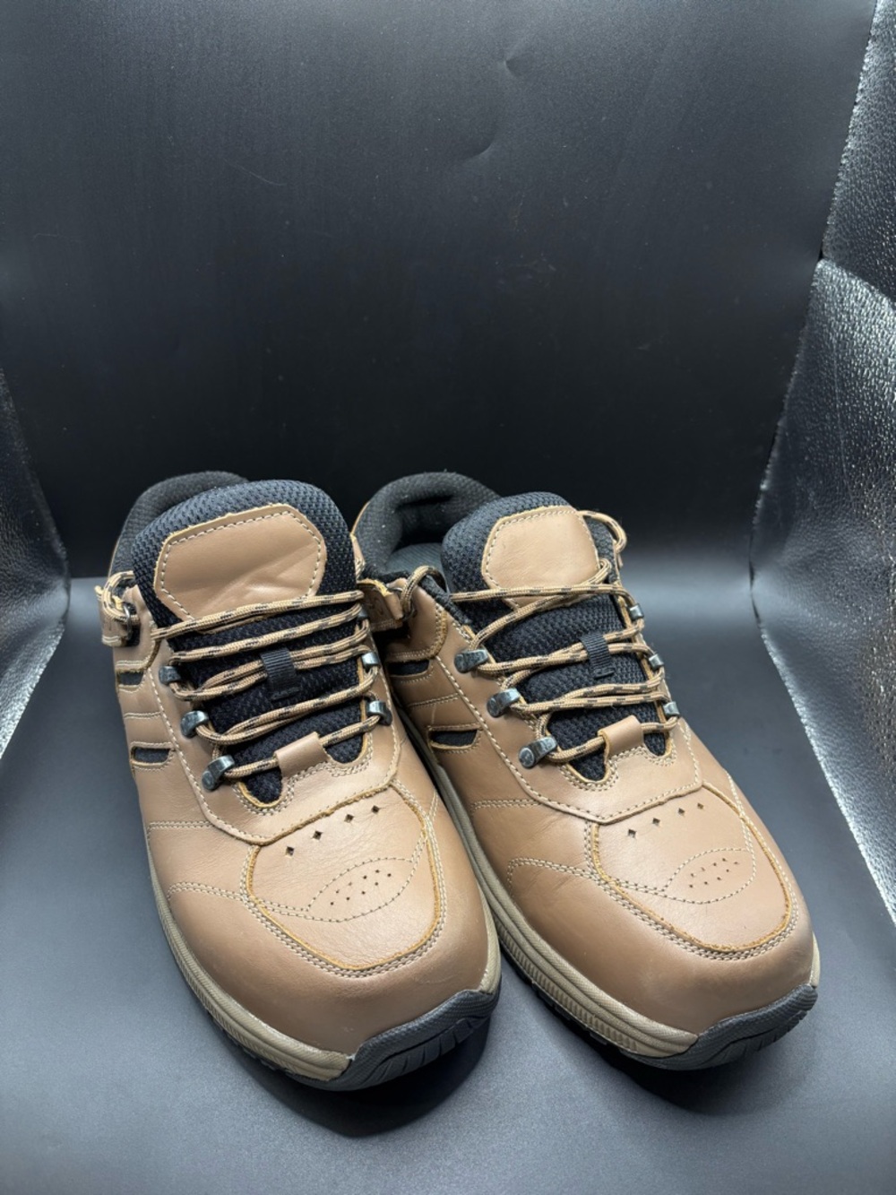 Orthofeet BioFit Shreveport Men’s Size 10 2E Wide Brown Leather Comfort Shoes